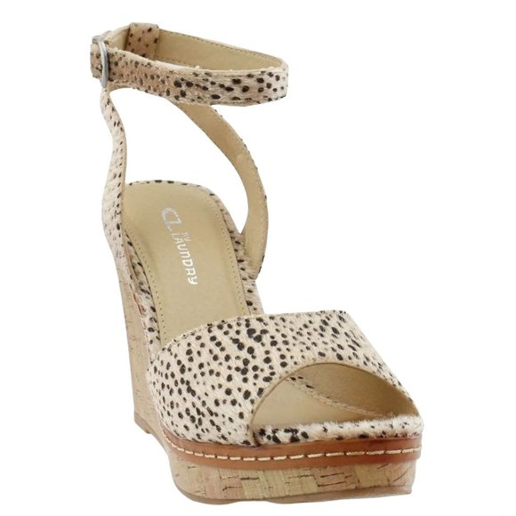 CL by Laundry Booming Wedge cheetah Sandal - Picture 3 of 11